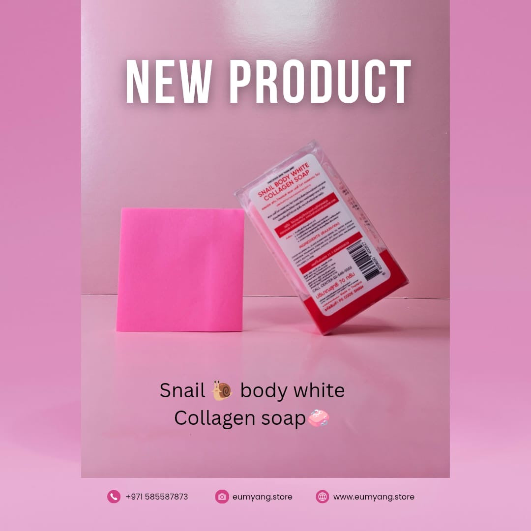 Snail body white collagen soap