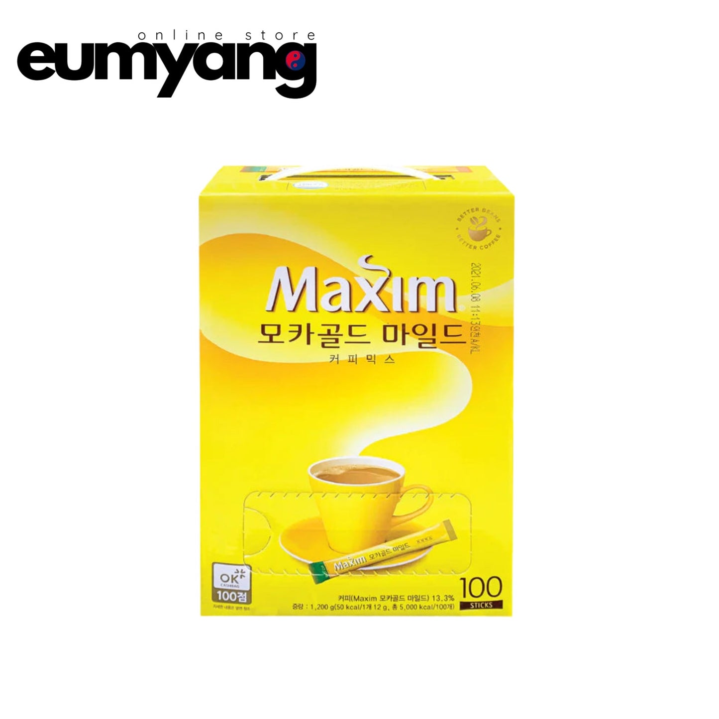 Maxim Mocha Gold Coffee 12g (100 sticks)