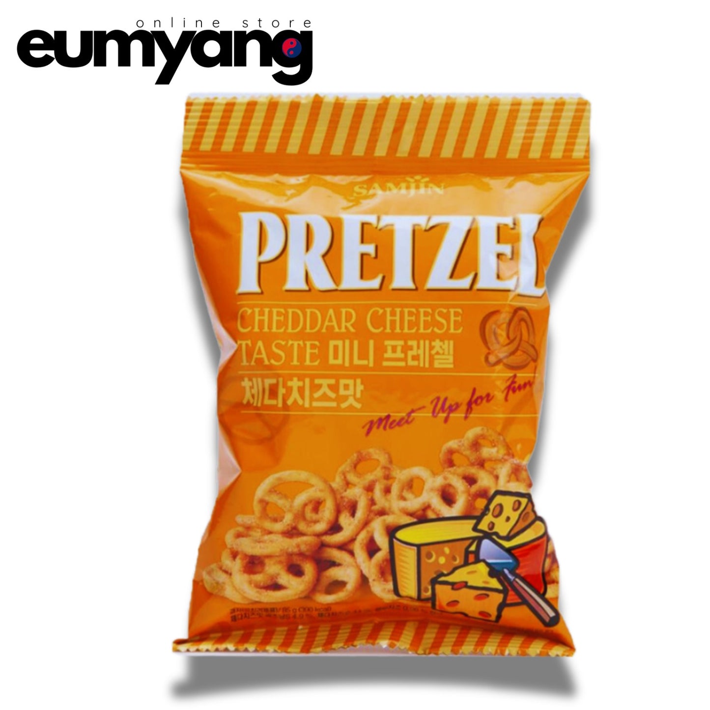 Samjin Pretzel Cheddar Cheese (85g)