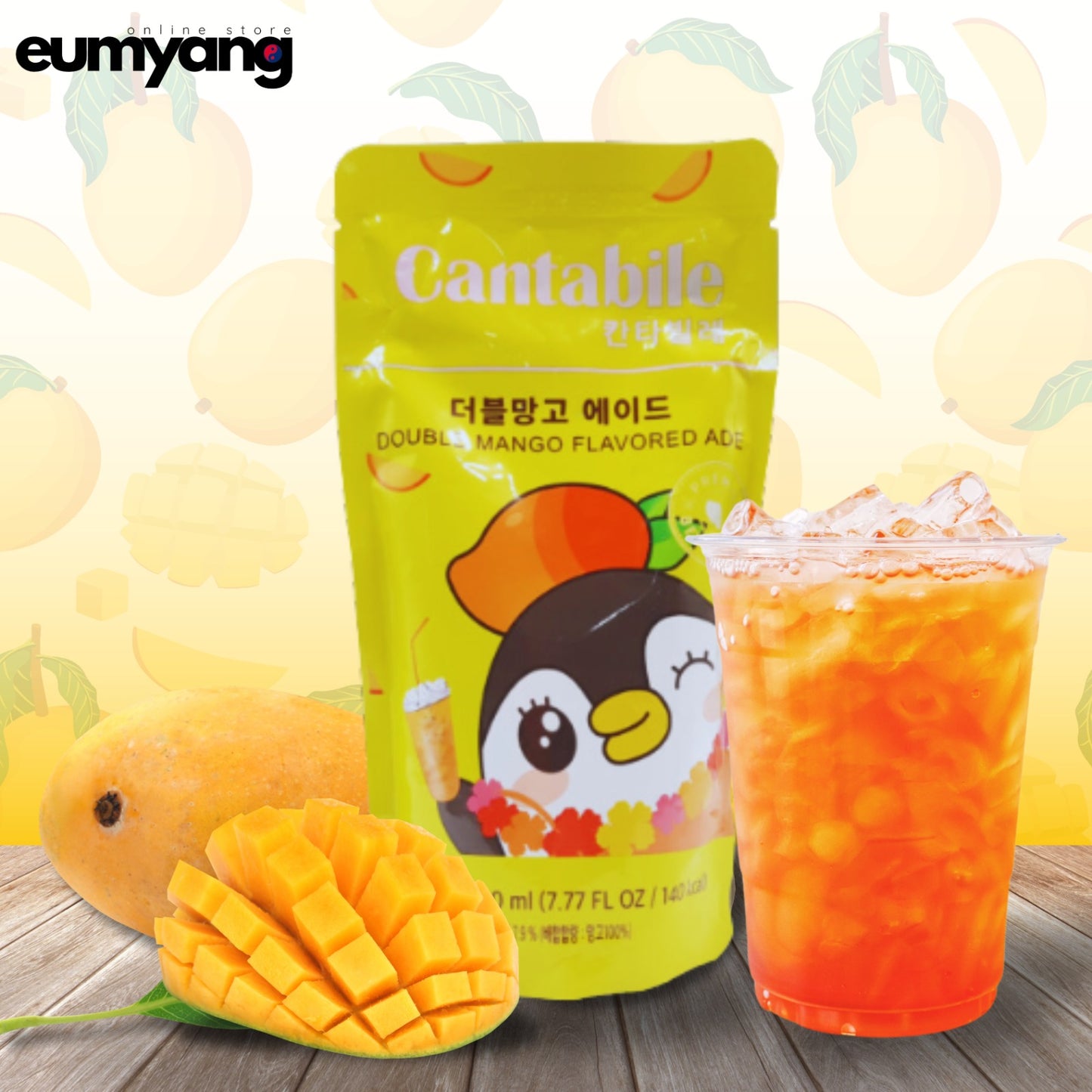 Cantabile Double Mango Flavored Ade (230ml)