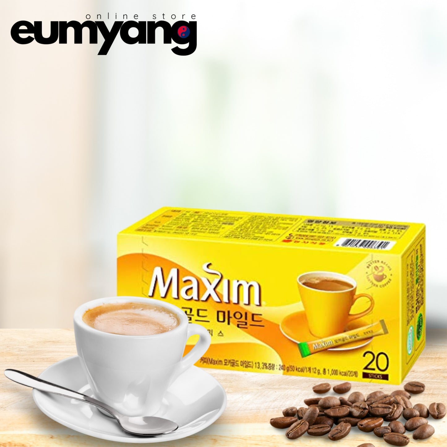 Maxim Mocha Gold Coffee 12grams (20 Sticks)