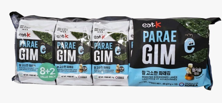 EAT.K ParaeGim Roasted Seaweed 4g*10ea