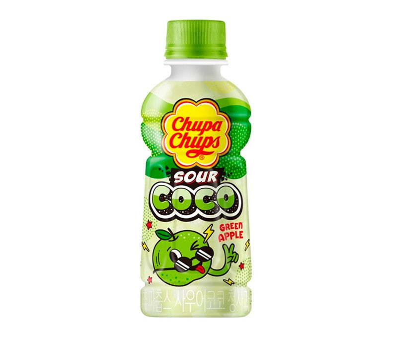 Chupa chups sour coco green apple 240ml