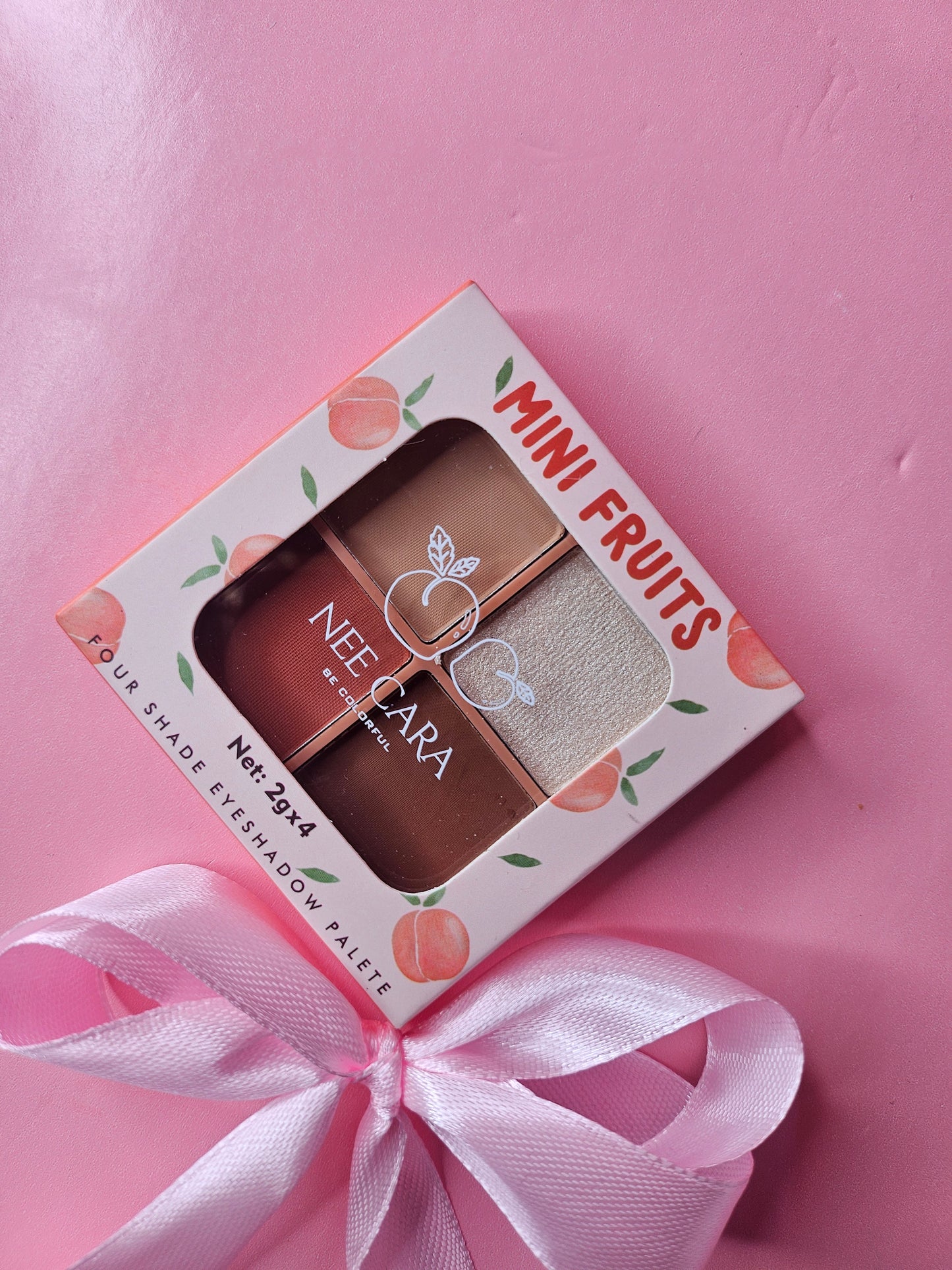 NEE CARA MINI FRUITS 4 shade eyeshadow pallete #02 N319