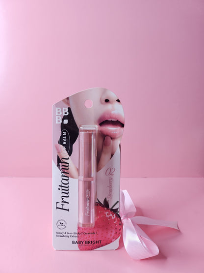 BB Fruitamin lip balm                          1.5g                                               02 strawberry