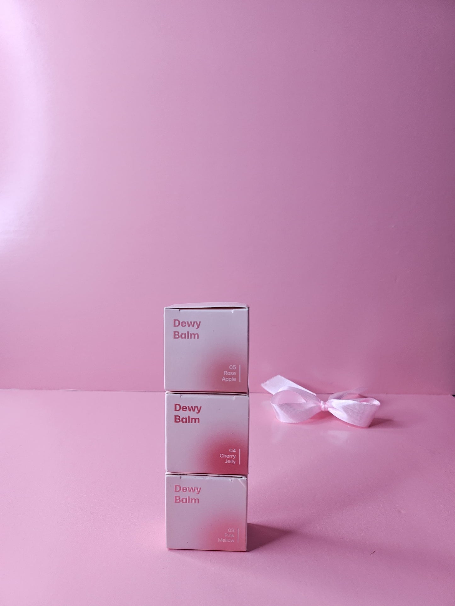 Dewy Balm                                          03 pink mellow                                 04 cherry jelly                                   05 05 rose apply