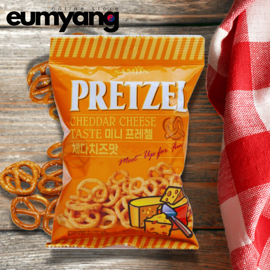 Samjin Pretzel Cheddar Cheese (85g)