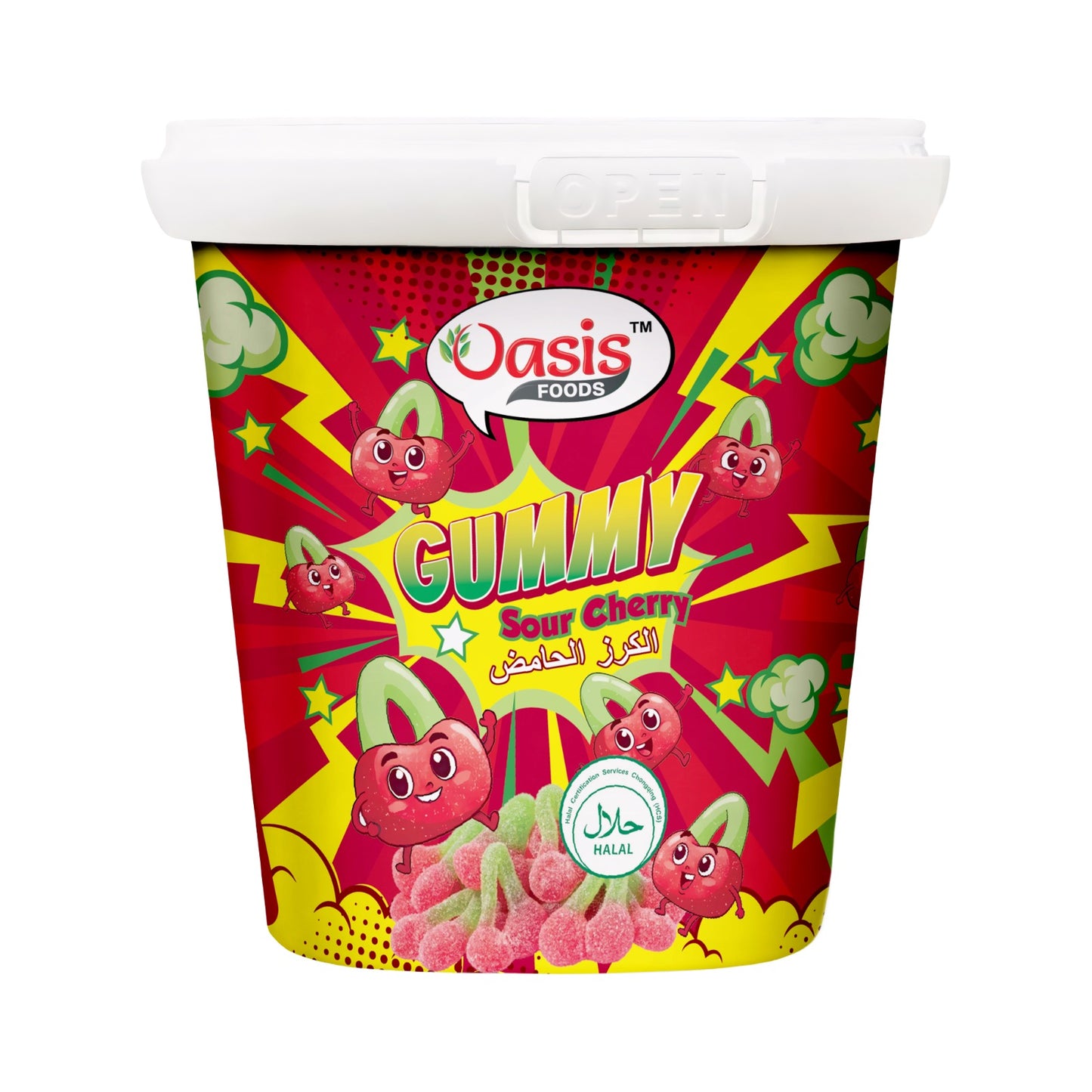 SOUR GUMMY CHERRY 160 G