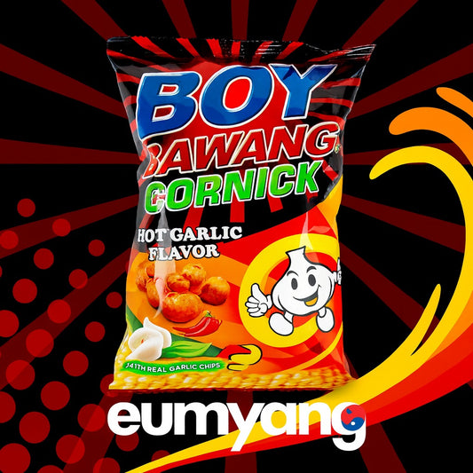 Boy Bawang Hot Garlic Flavour Cornick 90 g
