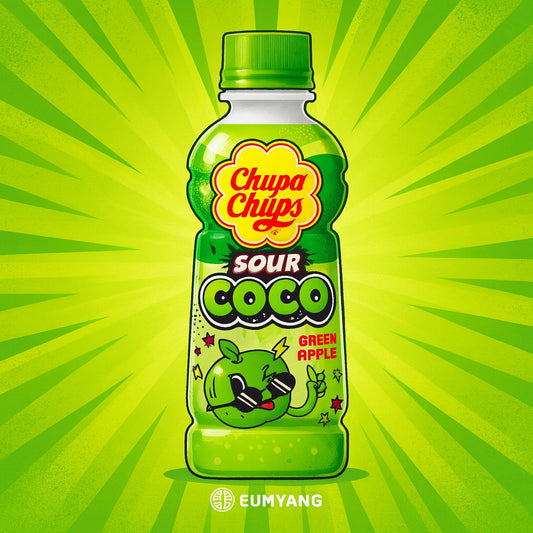 Chupa chups sour coco green apple 240ml
