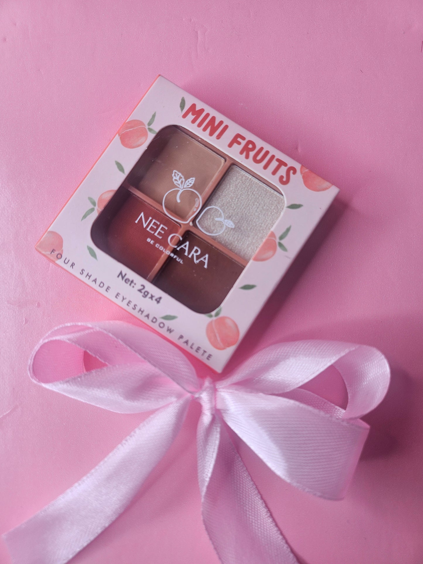 NEE CARA MINI FRUITS 4 shade eyeshadow pallete #02 N319