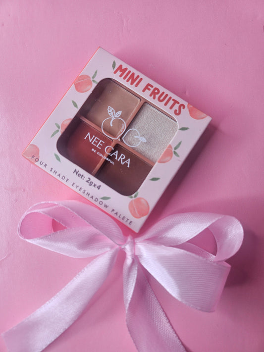 NEE CARA MINI FRUITS 4 shade eyeshadow pallete #02 N319