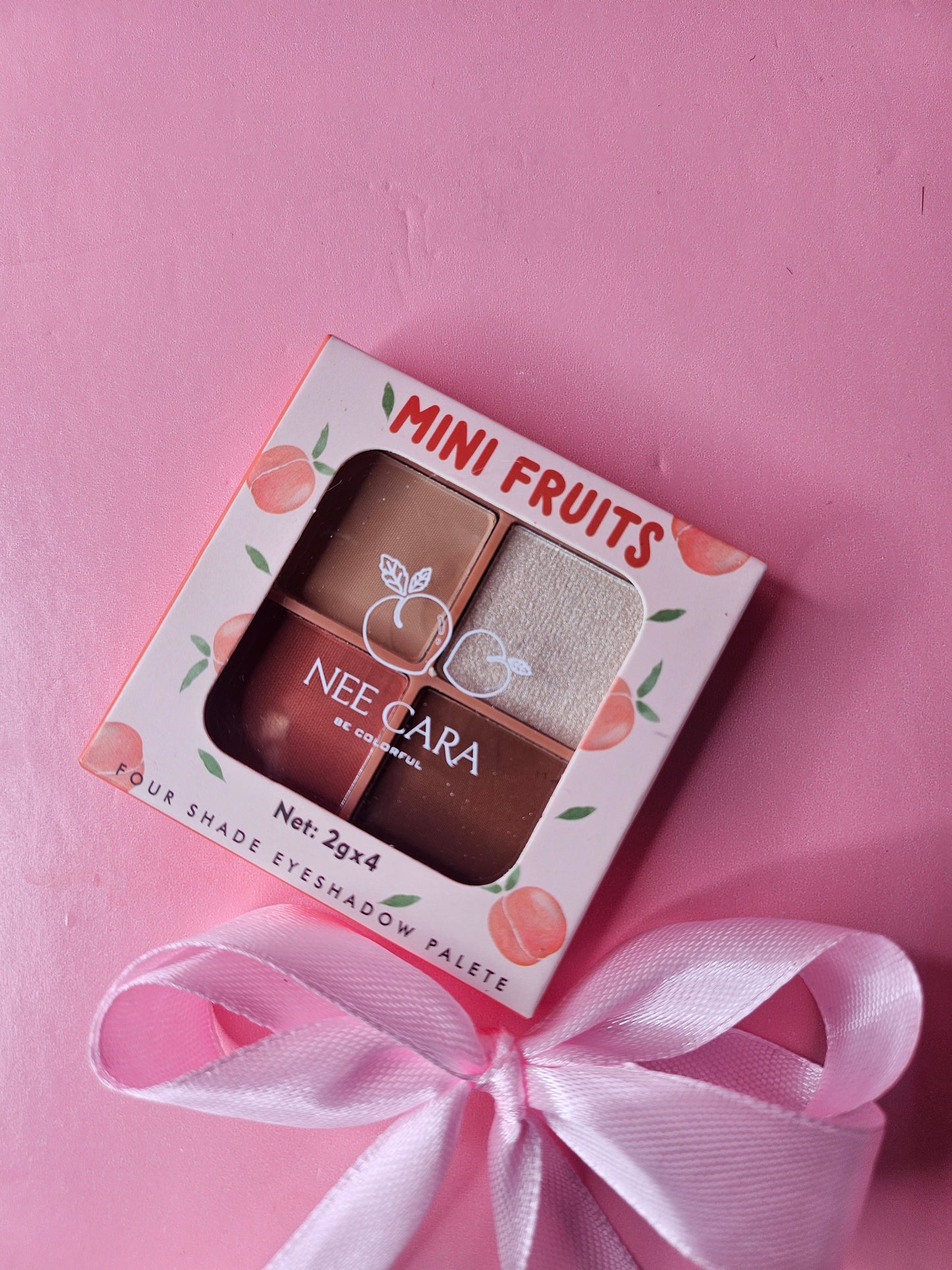 NEE CARA MINI FRUITS 4 shade eyeshadow pallete #02 N319