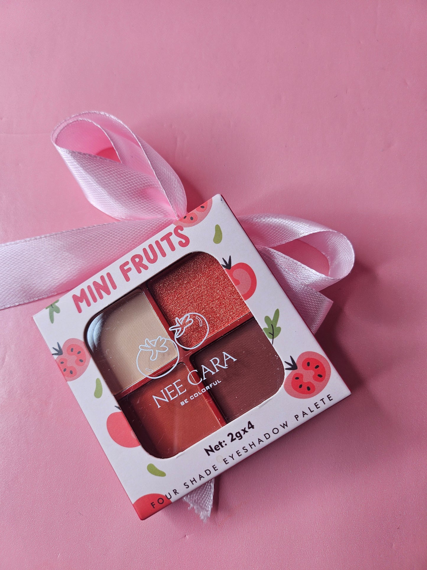 NEE CARA 4 shade eyeshadow pallete tomato 🍅 #04 2g×4