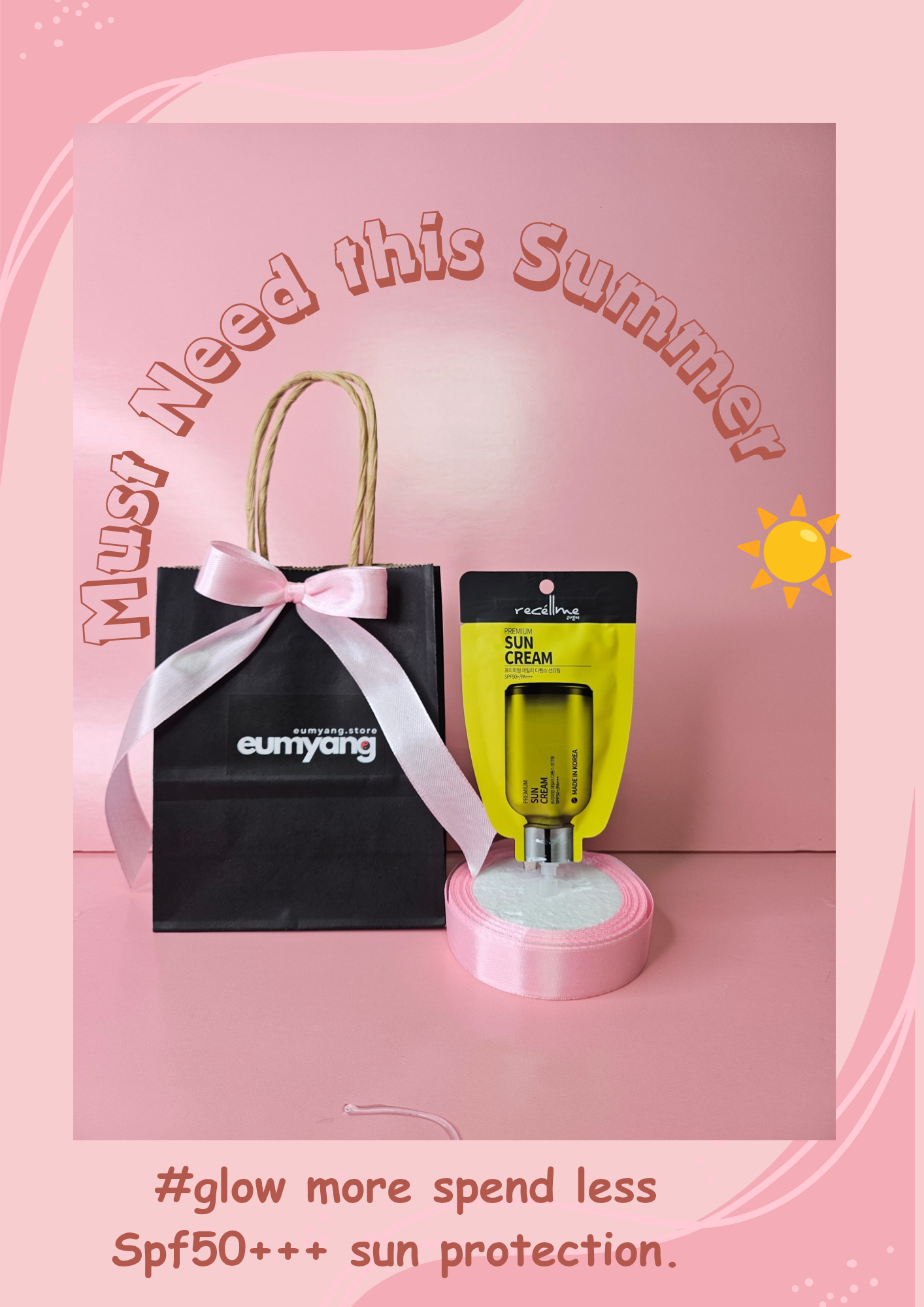 Recell me Premium SunCream made in korea 🇰🇷