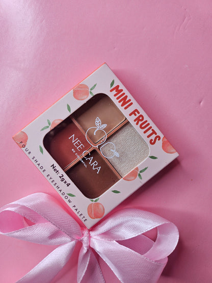 NEE CARA MINI FRUITS 4 shade eyeshadow pallete #02 N319